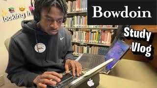 Finals Week at Bowdoin College ‍️ (Study Vlog)