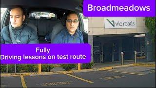 Broadmeadows VicRoads Melbourne || fully driving lessons on test route ||