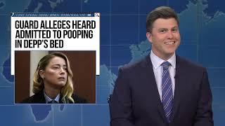 SNL Disses Amber Heard on Weekend Update