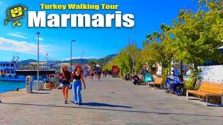 Marmaris Turkey Walking Tour 4K - September 2024