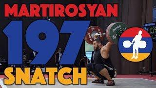 Simon Martirosyan (~111) - 197kg Snatch (ties European Junior record) [4k]