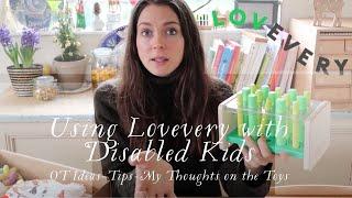 OT Ideas for Disabled Children using the Lovevery Companion Kit! Autism Toys and Activities