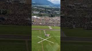 WHAT a crowd! Simply AMAZING!Thank you Zeltweg 🫶 #patrouillesuisse #airpower