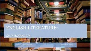 Introduction to English Literature