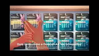 Rayovac atacando Duracell   em comercial