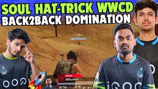 iQOOSoul Hat-Trick WWCD  Back To Back Domination  SouL Manya & Skipz on Fire  Team SouL 