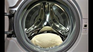 Experiment - Dough - in a Washing Machine - wheel stretched