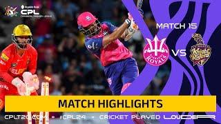 Highlights | Barbados Royals vs Trinbago Knight Riders | CPL 2024