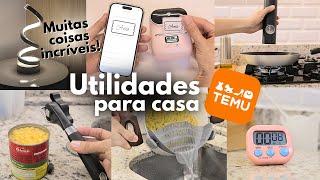 PRODUTOS PARA CASA NA TEMU | Muitas utilidades incríveis!