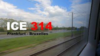 ICE 314 full journey from Frankfurt to Brussels | ICE 3 Class 406