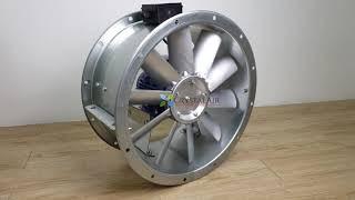 CrystalAir Ducted Axial Flow Fan For Commercial Kitchen Exhaust Hood System