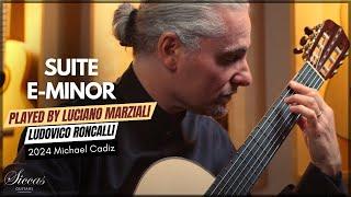 Luciano Marziali plays Suite e-minor by Ludovico Roncalli on a 2024 Michael Cadiz Classical Guitar