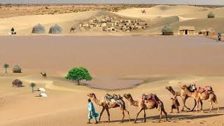 Pakistan Desert Old Culture | Cholistan Desert Village Life | Primitive Life | Beautiful Mud House