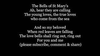 The Bells of St. Mary's Saint Mary’s Lyrics Words trending sing along music song