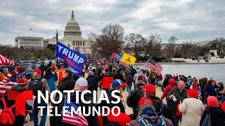 Así se vivió el asalto al Capitolio en Washington D.C. | Noticias Telemundo