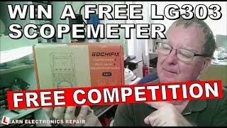 Your Chance To Win A GOCHIFIX LG303 Scope Meter!  Free Entry Competition Win Oscilloscope Multimeter