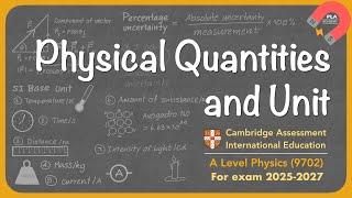 Unit 1 Physical quantities and units AS/A Level Physics Cambridge 9702