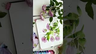 5 minutos de #acuarela #arttutorial #watercolorpainting #therapy #art