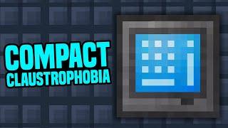 Minecraft Compact Claustrophobia | REFINED STORAGE! #9 [Modded Questing Skyblock]