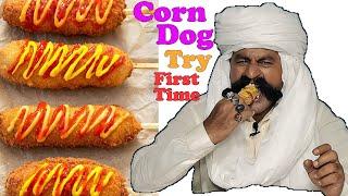 Tribal People Try Corn Dog for the First Time