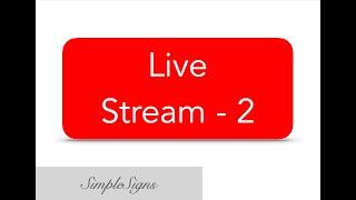 Saturday Live Stream | SimpleSigns