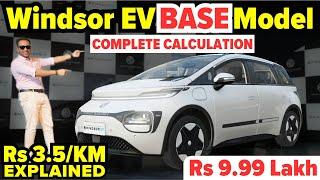 MG Windsor Base Variant Explained + Battery Rent  Electric VS Petrol  Tata Curvv EV Rival 