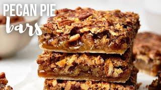 Pecan Pie Bars l The Recipe Rebel