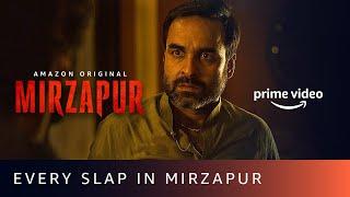 Every slap in MIRZAPUR - Pankaj Tripathi, Ali Fazal, Vikrant Massey, Divyenndu | Amazon Original