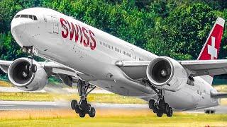 ️120 LOUD AEROPLANE TAKEOFFS & LANDINGS  Zurich Airport Plane Spotting Switzerland [ZRH/LSZH]