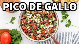 Easy Pico de Gallo: Fresh & Flavorful!