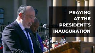 Praying at the President’s inauguration