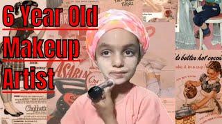 Cutest Kid Makeup Tutorial. Surprising Kids Makeup Tutorial: 6 Year Old Talent@Queenhareem37