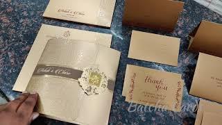 Designer Wedding Cards - Classy wedding cards - Theme Wedding Cards - Wedding Cards in Hyderabad