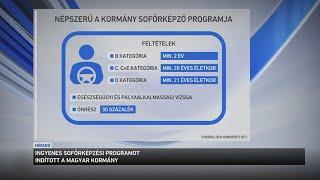 Ingyenes sofőrképzési programot indított a Kormány