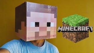 Cómo hacer una máscara de Minecraft Steve - Momuscraft