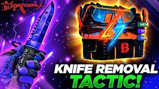 KNİFE REMOVAL TACTİC !!  BLOODYCASE PROMO CODE 2025!  BLOODYCASE 2025