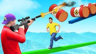 SNIPERS vs RUNNERS in GTA 5!