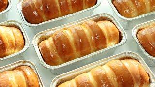 [No Knead] Soft condensed milk bread recipe with plenty of sweet condensed milk cream