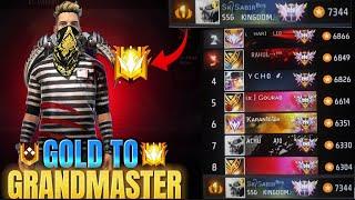 ROAD TO TOP 1 GRANDMASTER  || GARENA FREE FIRE 