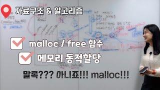 메모리 동적할당 - C언어 malloc함수, free함수, memory leak(메모리 누수), 메모리 heap영역