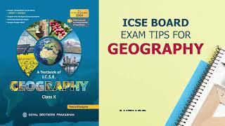 ICSE Board Exam Tips for Geography |  March 2024 | Class 10 by Veena Bhargava | GBP