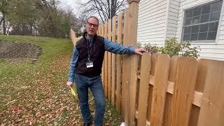 Alternating Board Cedar Fence - Midwest Fence