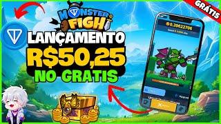  JOGO NFT GRÁTIS MOBILE de MINERAÇÃO PAGANDO MUITO ! Como GANHAR no MONSTER FIGHT - FREE TO PLAY