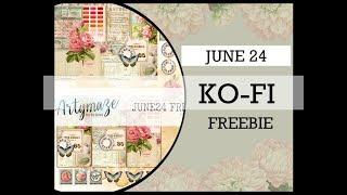 JUNE 24 KO-FI Collage Freebie