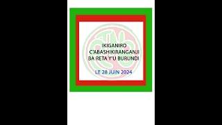 IKIGANIRO C'ABASHIKIRANGANJI BA RETA Y'UBURUNDI