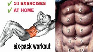 BEST 10 ABS EXERCISES HOME WORKOUT