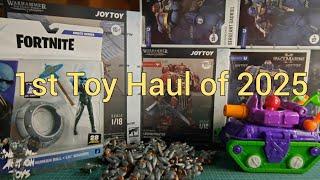 First toy haul of 2025 - Joytoy Warhammer 40k, The Horus Heresy, Fortnite, and imaginext.