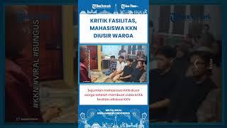 SHORT | Viral Mahasiswa KKN Diusir Warga Karena Video Sindir Tak Ada Air dan Mandi Harus di Musholla