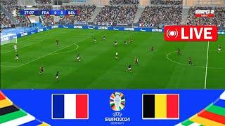 France vs Belgium (1-0) | PLAY OFFS | UEFA Euro Cup 2024 | eFootball Pes 21 Gameplay