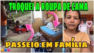 samara silva/ PASSEIO EM FAMÍLIA,  TROQUEI A ROUPA DE CAMA , ROTINA .. VLOG  conta mais!